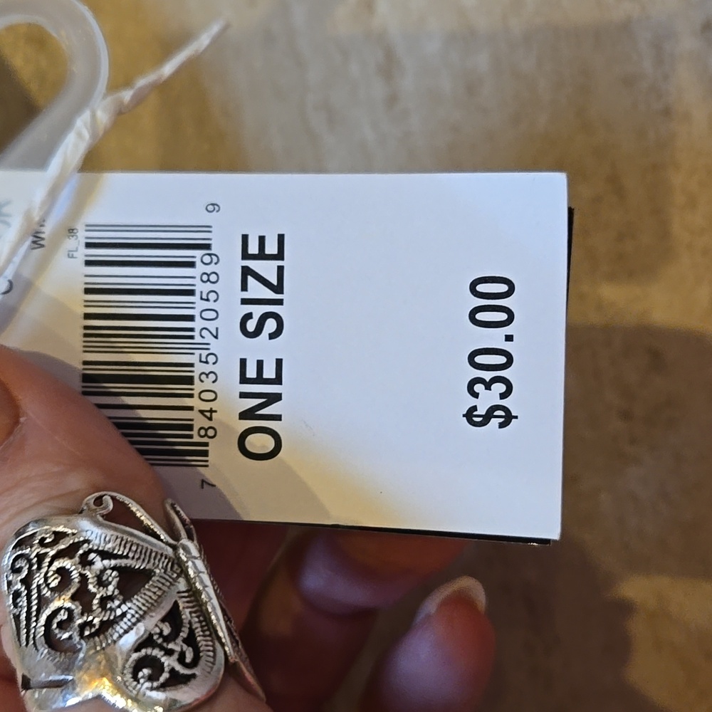 NWT Madd Hatter Stylish Wide Brim Hat with Beachy Gold Chain Accent - Picture 6 of 9